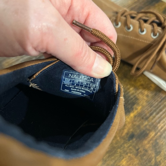 Nautica Men's Tan Sneakers - Picture 3 of 6